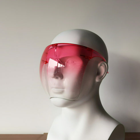 Hot sale multicolor clear PC material tinted blocc visor face shield for outdoor protection